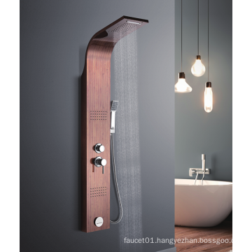 YL-5533 Hot sale stainless steel jet rain shower panel with hand spray